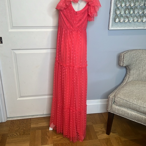 NWT Tuckernuck Giselle Gown Pink Tulle in Poppy Pink size Medium - Picture 10 of 13